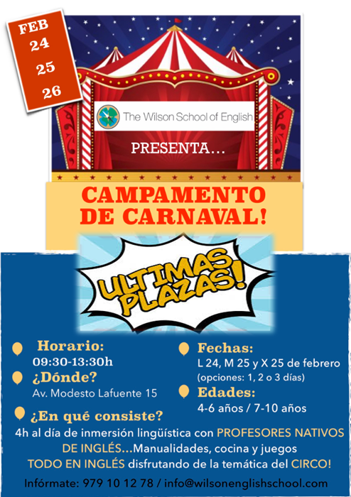 Últimas plazas campamento